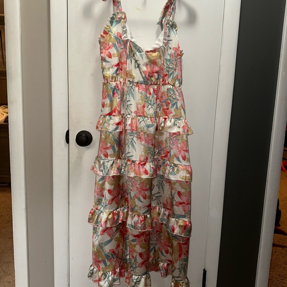 COPY - Pink Lilly Midi Dress - Picture 3 of 7